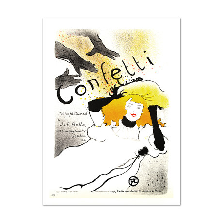 Confetti // Hand-Pulled Lithograph