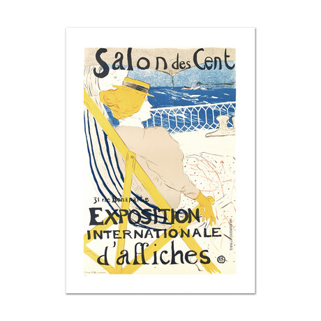 Salon Des Cent // Hand-Pulled Lithograph