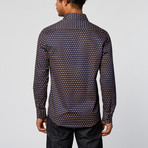 Tyler Slim Fit Button-Up Shirt // Navy (XS)