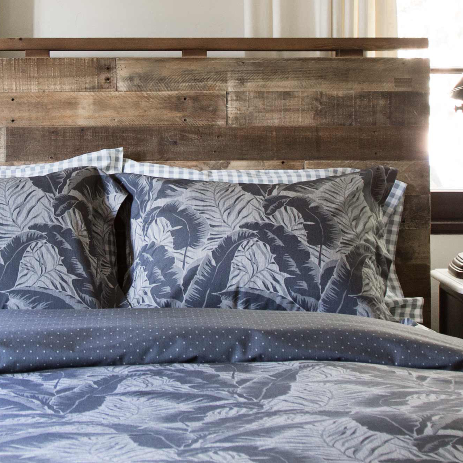 Charcoal Gray Black Palm Trees Comforter Set Twin Twin Extra