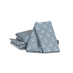 Charcoal Anchors by David Hart Sheet Set (Twin)