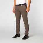 Grid Comfort Fit Pant // Brown (42WX32L)