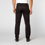 T.R. Premium // Micro Dot Comfort Fit Pant + Matte Trim // Black (34WX32L)