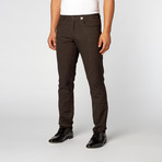 T.R. Premium // Comfort Fit Casual Pant // Black + Red (38WX32L)