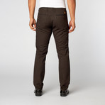 T.R. Premium // Comfort Fit Casual Pant // Black + Red (32WX32L)