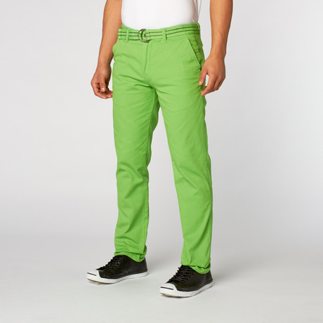 Flux Slim Fit Chino Pant // Lime (30WX30L)