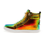 Zeus High Top // Gold Wld Crocodile (US: 9)