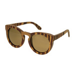 Dorian Sunglasses (Cherry Zebra Frame // Black Lens)