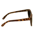 Dorian Sunglasses (Cherry Zebra Frame // Black Lens)