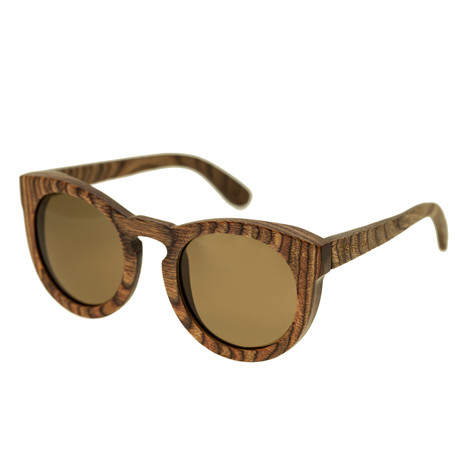 Flores Sunglasses (Brown Frame // Brown Lens)