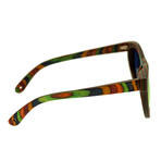 Kekai Sunglasses (Multi-Color Frame // Black Lens)