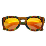 Kekai Sunglasses (Multi-Color Frame // Black Lens)