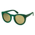 Malloy Sunglasses (Teal Frame // Black Lens)