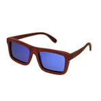 Clark Sunglasses (Cherry Frame // Black Lens)