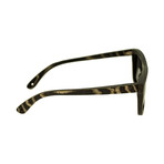 Ward Sunglasses (Black Stripe Frame // Black Lens)