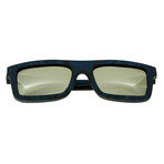Knox Sunglasses (Blue Frame // Blue Lens)