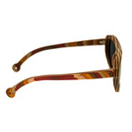 Fanning Sunglasses (Multi-Color Frame // Black Lens)