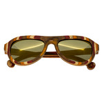 Fanning Sunglasses (Multi-Color Frame // Black Lens)