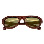 Keaulana Sunglasses (Cherry Frame // Black Lens)