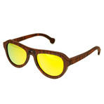 Stroud Sunglasses (Orange Frame // Black Lens)