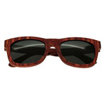 Irons Sunglasses (Cherry Frame // Black Lens)