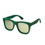 Hamilton Sunglasses (Teal Frame // Blue-Green Lens)