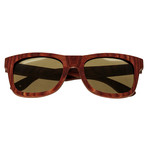 Irons Sunglasses (Cherry Frame // Black Lens)