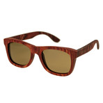 Irons Sunglasses (Cherry Frame // Black Lens)