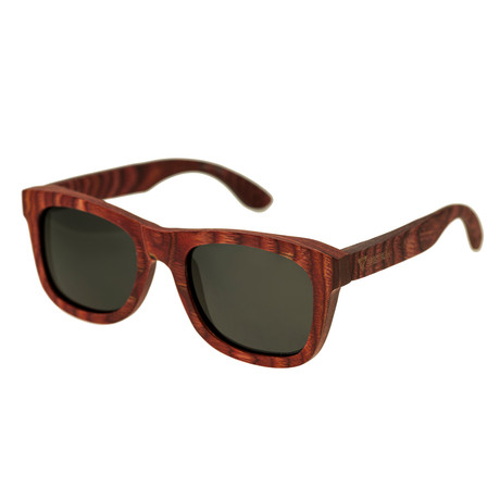 Irons Sunglasses (Cherry Frame // Black Lens)
