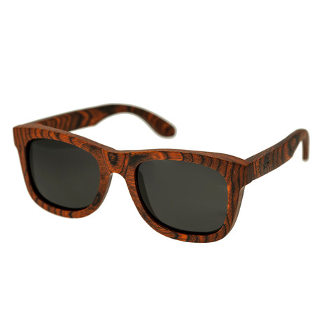 Peralta Sunglasses (Orange Frame // Black Lens)