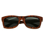 Peralta Sunglasses (Orange Frame // Black Lens)