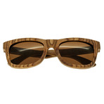 Cipes Sunglasses (Brown Frame // Black Lens)
