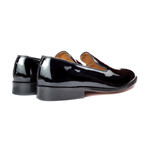 Patent Leather Loafer with Flower Punch on Toe // Black (US: 7)