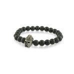 Black Onyx Black Spinel Spartan Bracelet