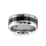Tungsten Polished Ceramic Band (Size 7)