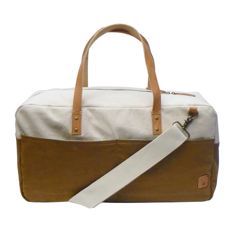 Maker & Co  // Shoulder Duffle Bag // Tan