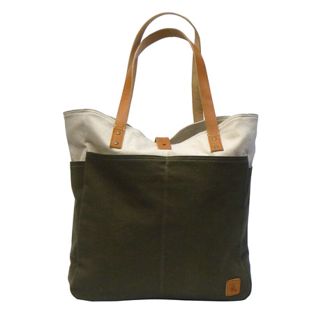Maker & Co  // Shoulder Tote Bag // Olive