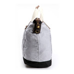 Maker & Co  // Weekend Tote Bag // Grey + Black