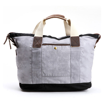 Maker & Co  // Weekend Tote Bag // Grey + Black