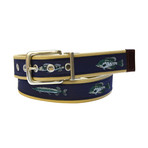 Berkley // Fish Print Belt + Nickel Buckle (32)