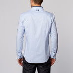Chambray Button-Up Shirt // Light Blue (M)