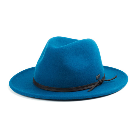 Munson Fedora Wool Hat // Colbalt Blue (S)