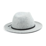Munson Fedora Wool Hat // Heather Grey (L)