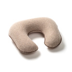 Cashmere Airline Travel Pillow (Taupe)