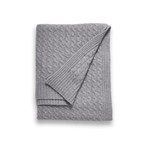 Veneto Cashmere Throw (Grey)