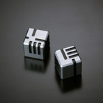AKO DICE // Set of 2 // Black Groove