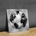 Silver Globe (20"W x 20"H // Paper)