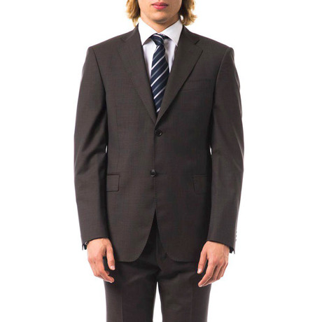 Classic 2-Button Suit // Brown (Euro: 44)
