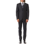 Classic 2-Button Suit // Dark Grey Stripe (Euro: 52)