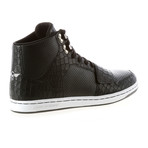 Creative Recreation // Cesario // Black Crocodile Perforated (US: 8)